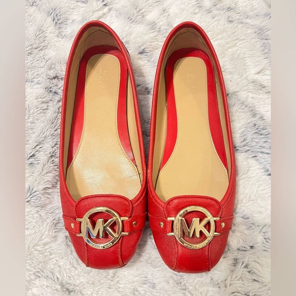 Michael Kor Red Flats